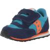 Saucony Unisex-Child Baby Jazz Hook & Loop Seasonal Sneaker(Navy/Teal/Orange)