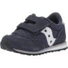 Saucony Unisex-Child Baby Jazz Hook & Loop Seasonal Sneaker(Navy/White)