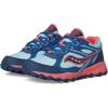 Saucony Unisex-Child Cohesion Tr14 Lace to Toe(Aqua/Coral)