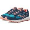 Saucony Unisex-Child Cohesion Tr14 Lace to Toe(Navy/Teal/Coral)