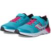 Saucony Unisex-Child Wind Alternative Closure 2.0(Turq/Pink/Black)