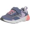 Saucony unisex-child Wind Shield a/CRunning Shoe(Blue/Lavender/Coral)