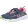 Saucony unisex-child Wind Shield a/CRunning Shoe(Navy/Green/Pink)