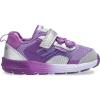 Saucony unisex-child Wind Shield a/CRunning Shoe(Silver/Purple)