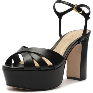 SCHUTZ Women’s Keefa Platform Dress Sandal(Black)