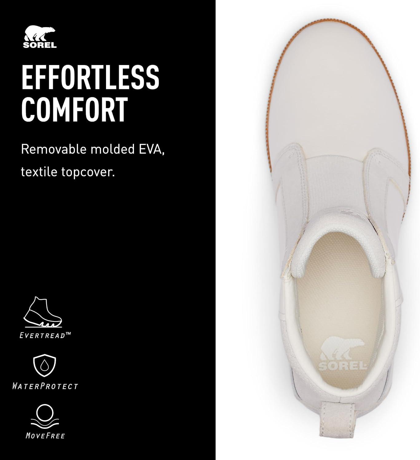 imageSOREL Womens Out N About Pull On Wedge BootSea Salt Gum 2