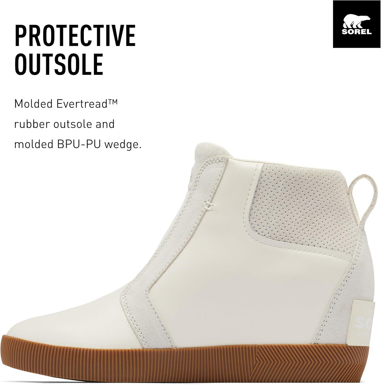 imageSOREL Womens Out N About Pull On Wedge BootSea Salt Gum 2