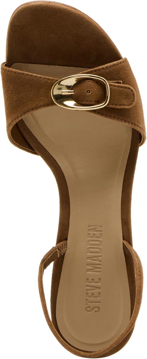 imageSteve Madden Womens Henrietta Heeled SandalCognac Suede