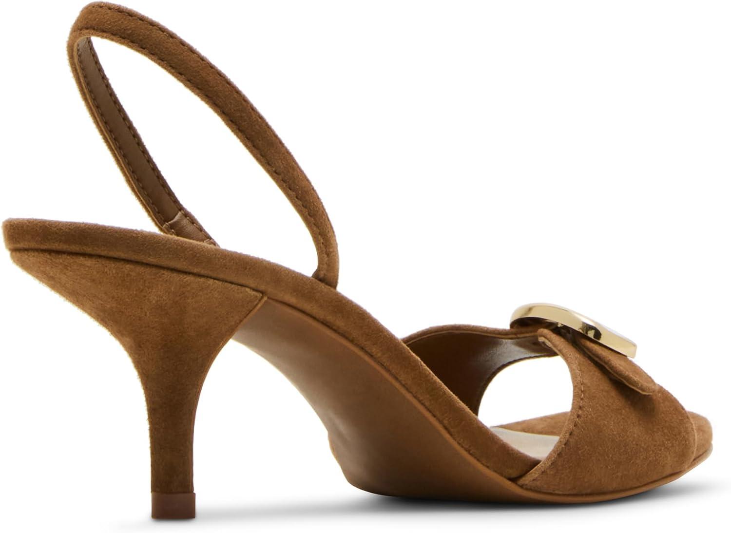 imageSteve Madden Womens Henrietta Heeled SandalCognac Suede