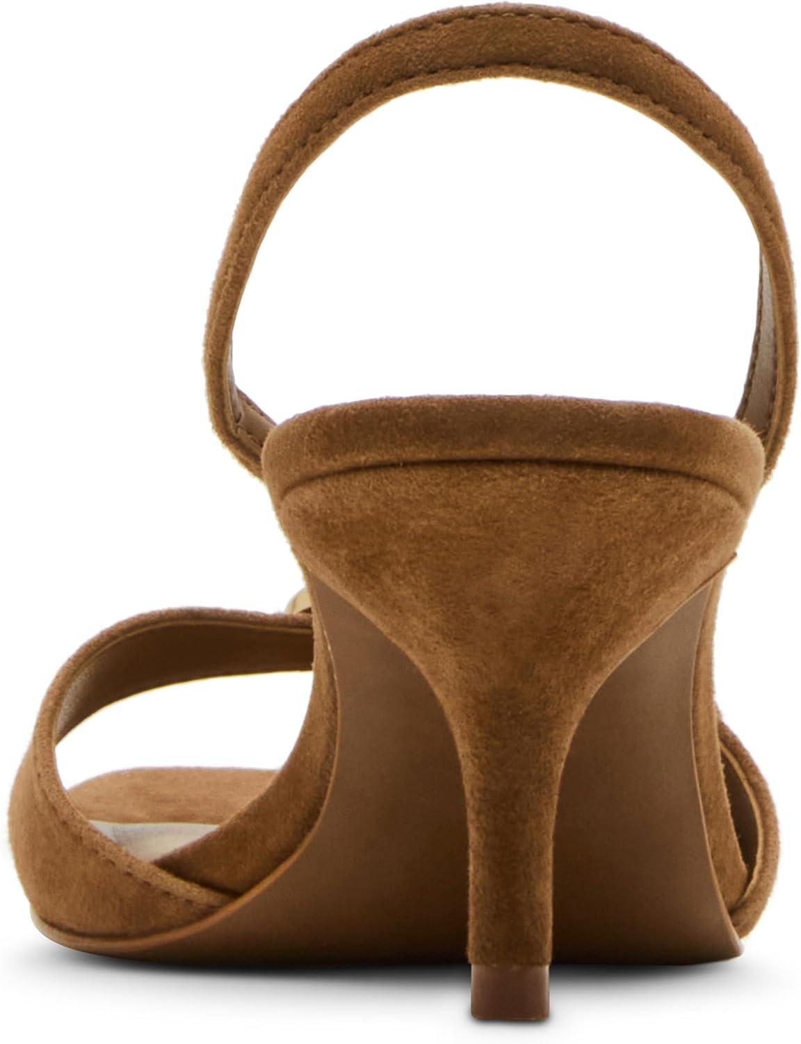 imageSteve Madden Womens Henrietta Heeled SandalCognac Suede