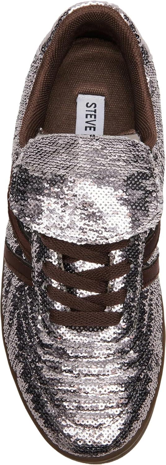 imageSteve Madden Womens MadridPewter Sequin