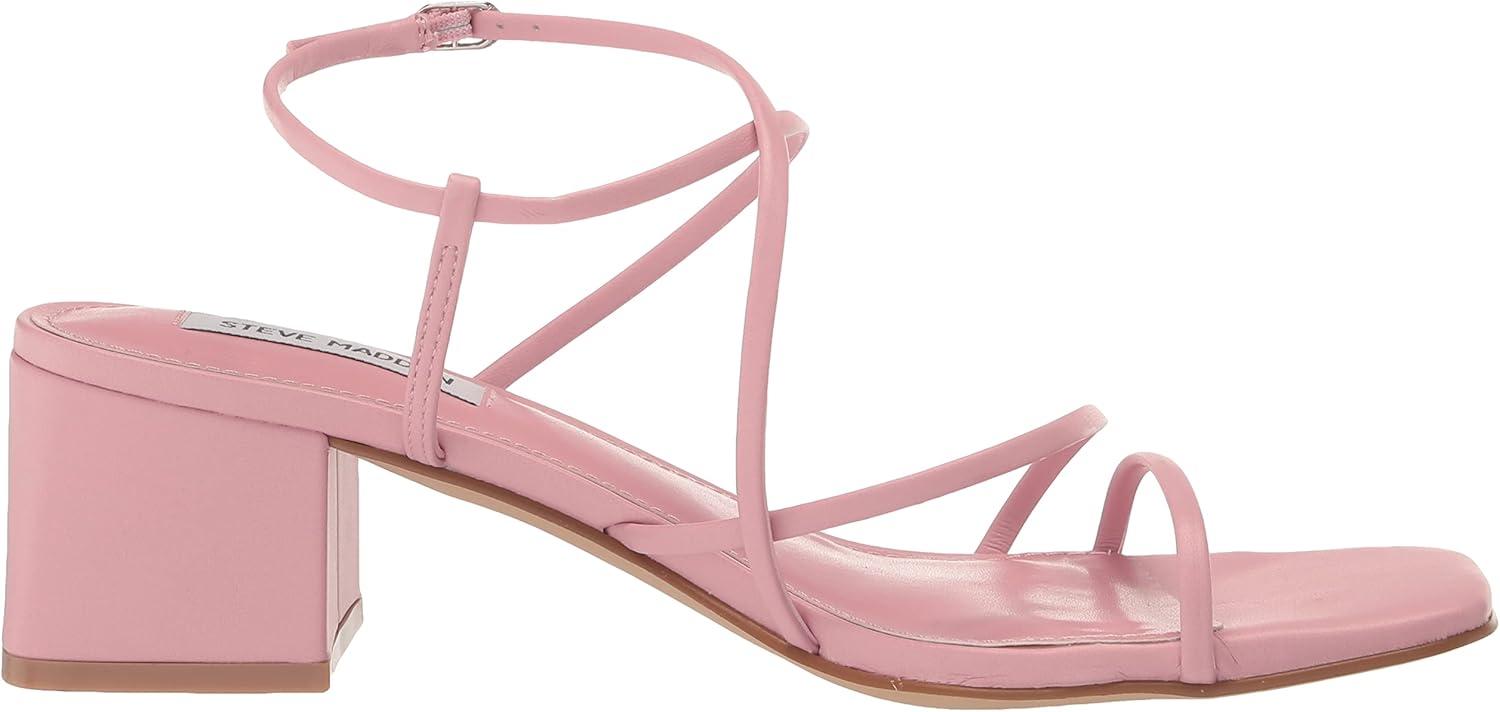 imageSteve Madden Womens Remmi Heeled SandalLight Pink