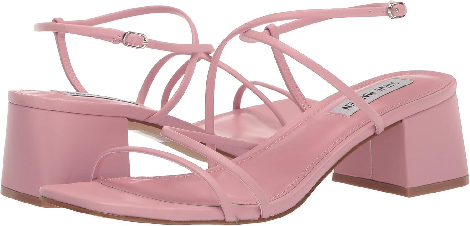 imageSteve Madden Womens Remmi Heeled SandalLight Pink