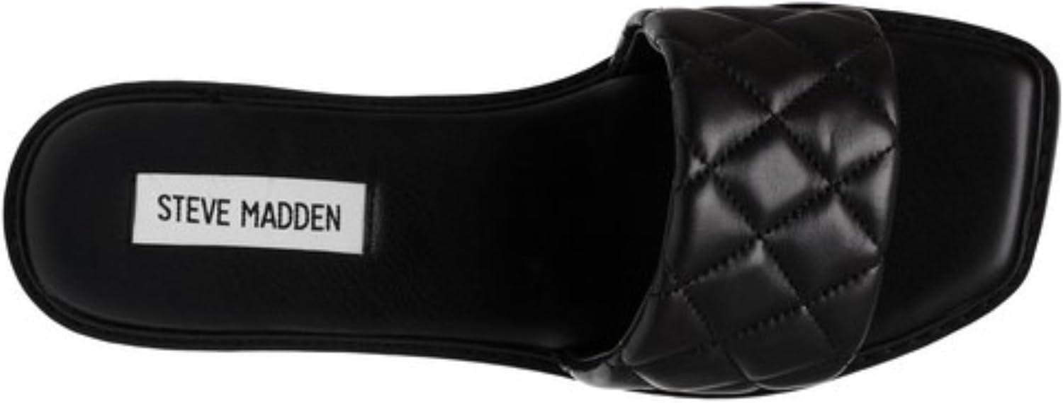 imageSteve Madden Womens Sandra SandalBlack Quilted
