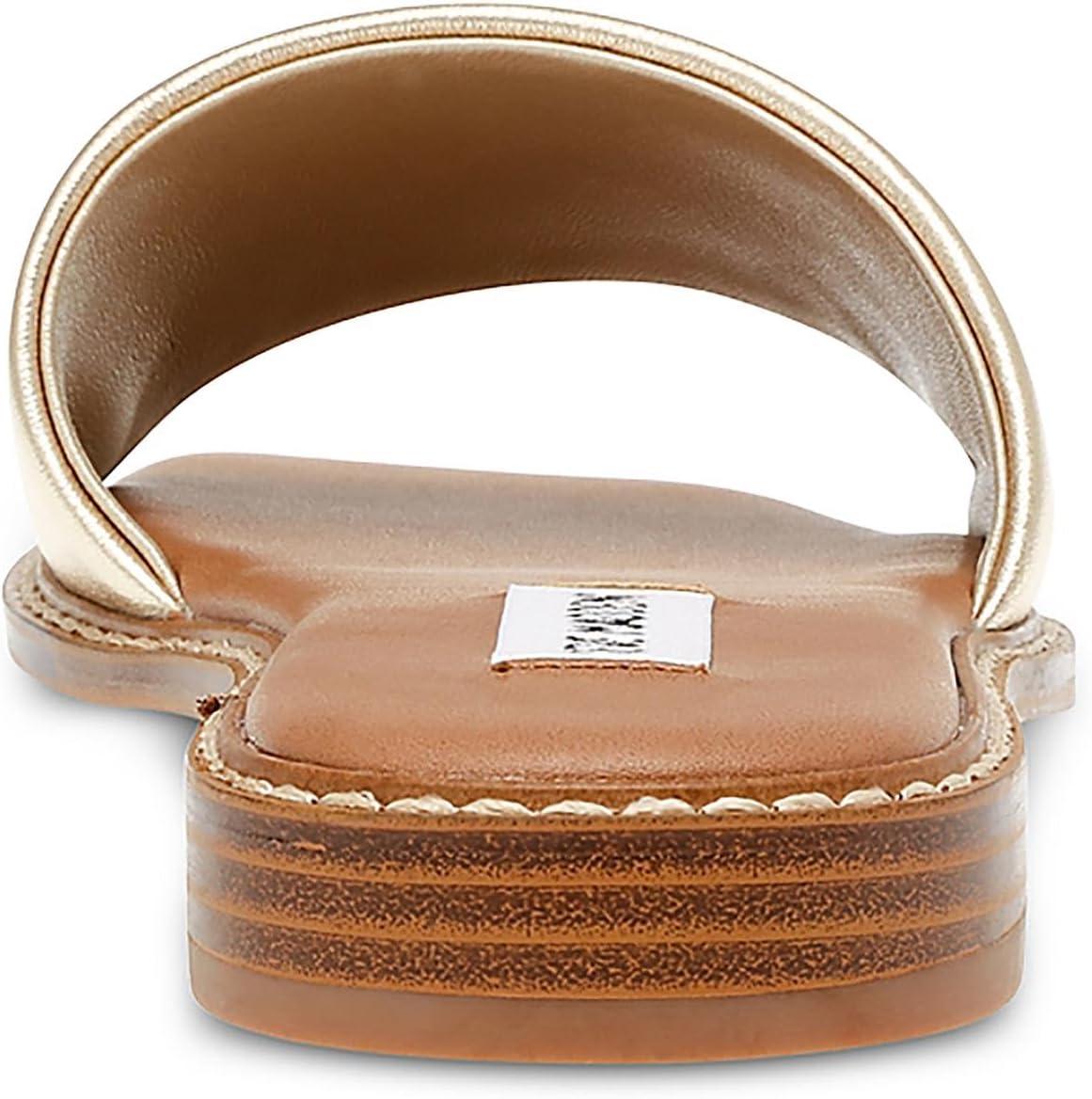 imageSteve Madden Womens Sandra SandalGold Leather