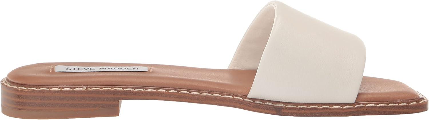 imageSteve Madden Womens Sandra SandalWhite Leather