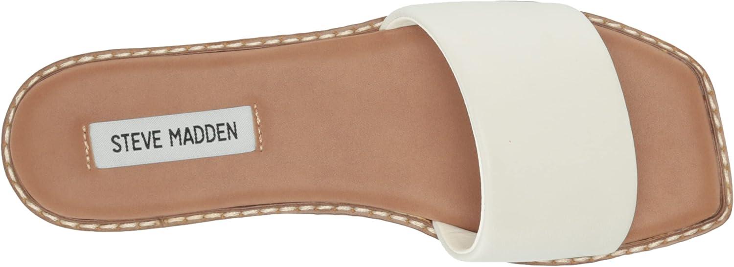 imageSteve Madden Womens Sandra SandalWhite Leather