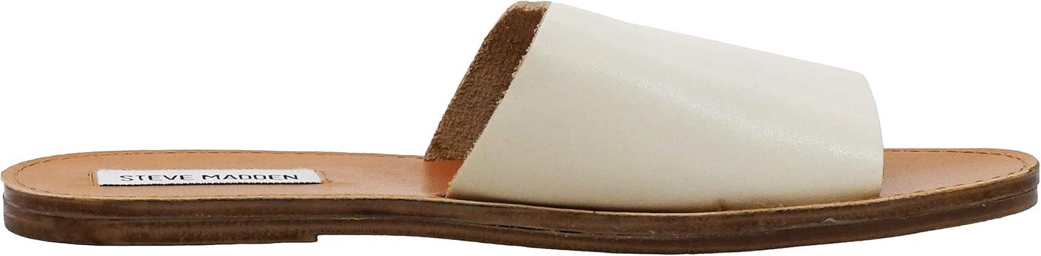 imageSteve Madden womens Gracel Flat SandalBone