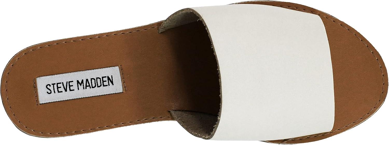 imageSteve Madden womens Gracel Flat SandalBone