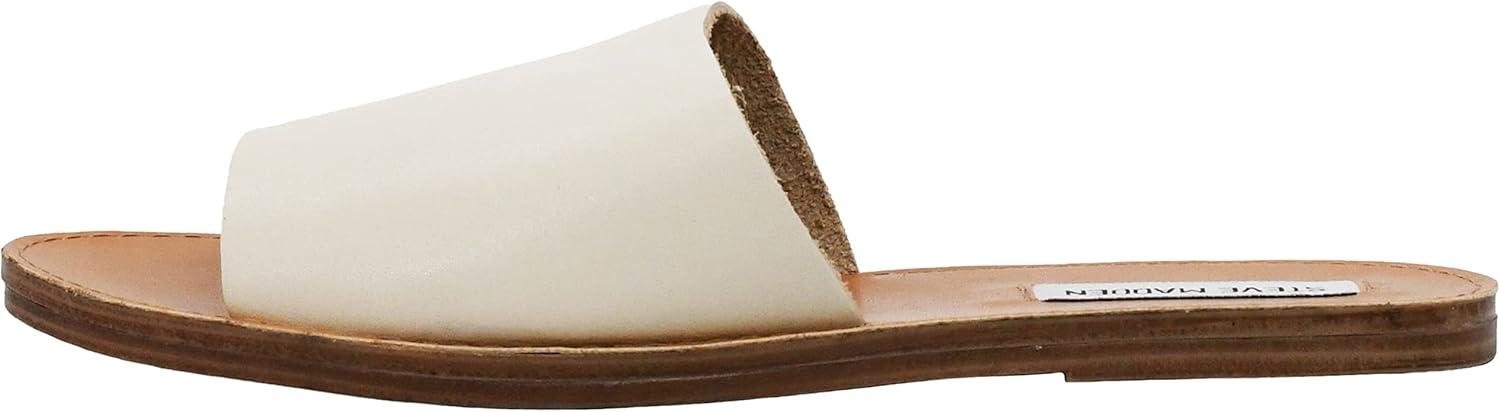 imageSteve Madden womens Gracel Flat SandalBone