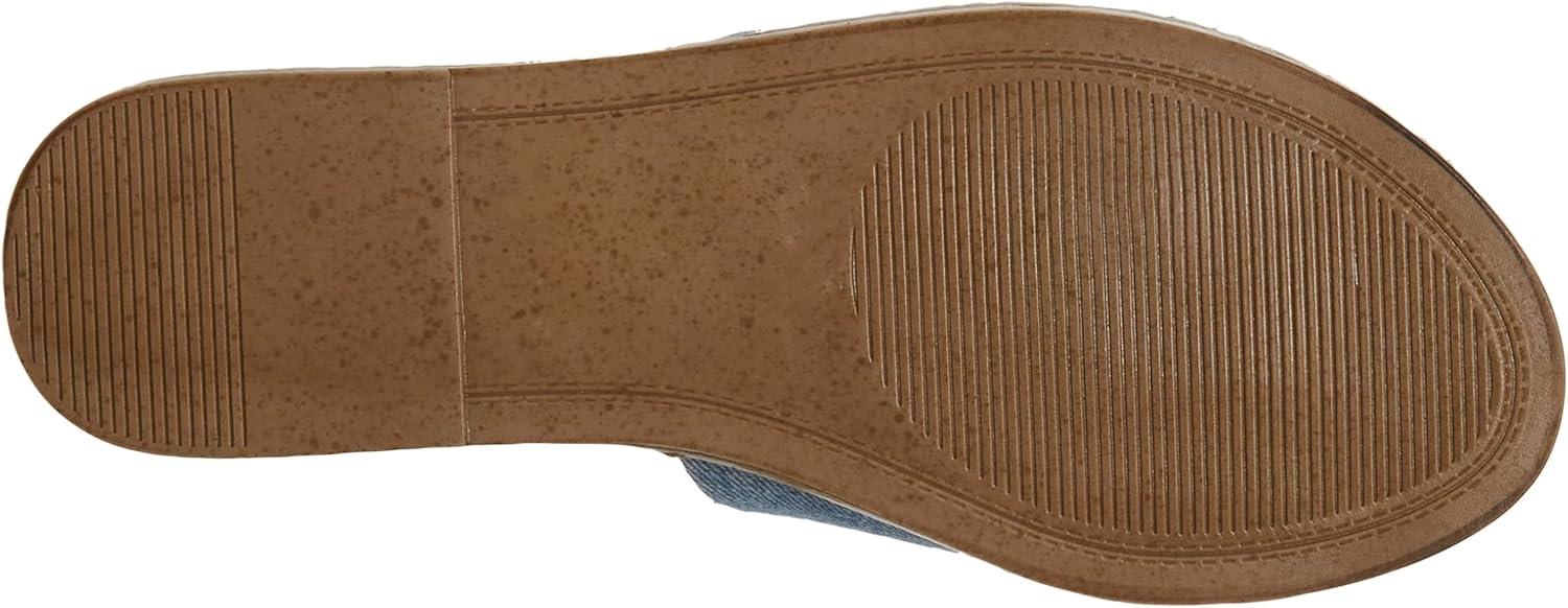 imageSteve Madden womens Gracel Flat SandalDenim