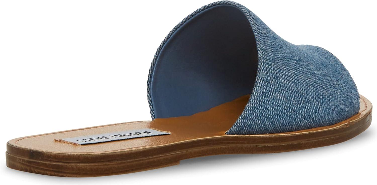 imageSteve Madden womens Gracel Flat SandalDenim