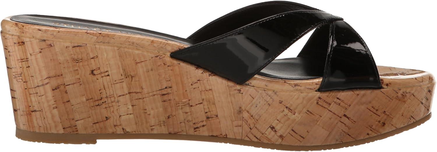 imageStuart Weitzman Womens Carmen Platform SlideBlack
