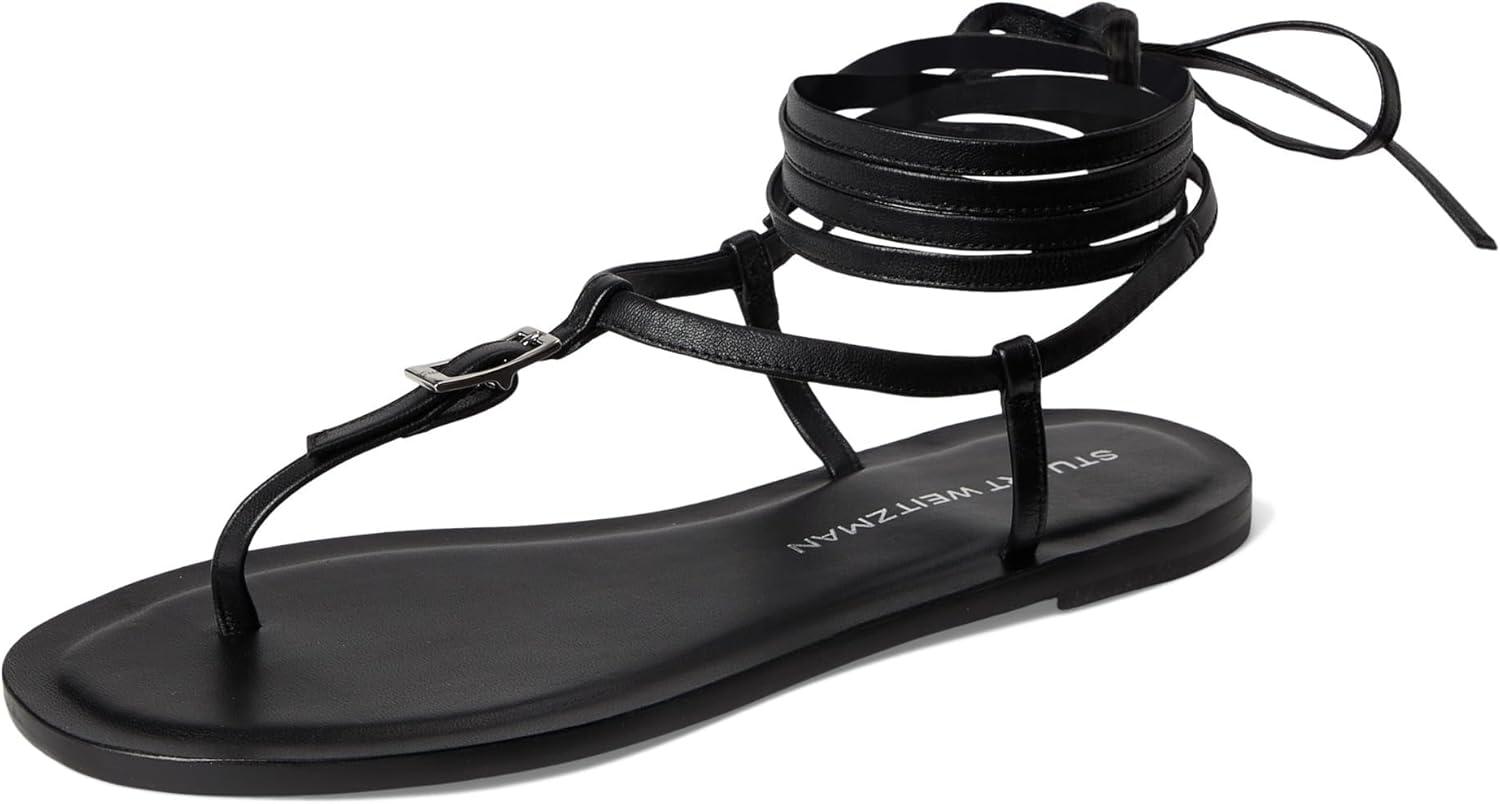 imageStuart Weitzman Womens Georgie Laceup PlatformBlack