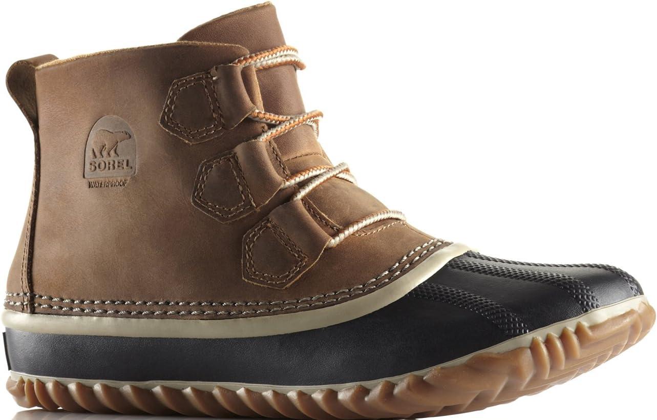 imageWomens Sorel Out N About Hiking Waterproof Rain Snow Ankle Winter BootsElk