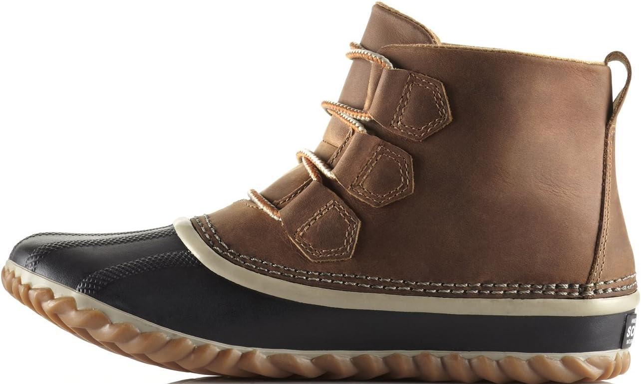 imageWomens Sorel Out N About Hiking Waterproof Rain Snow Ankle Winter BootsElk