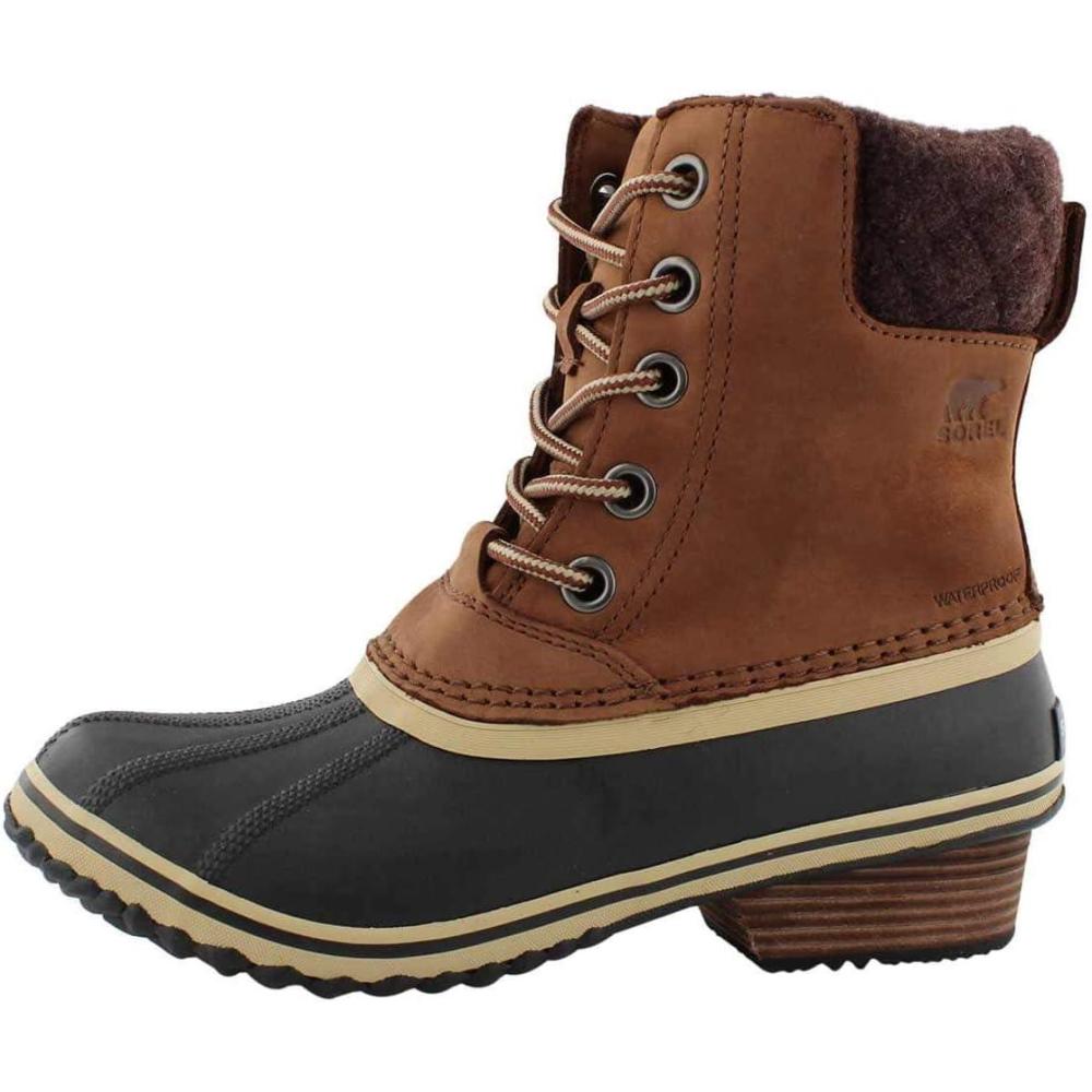 imageSOREL  Womens Slimpack Lace II Waterproof Insulated BootBurro  Cattail