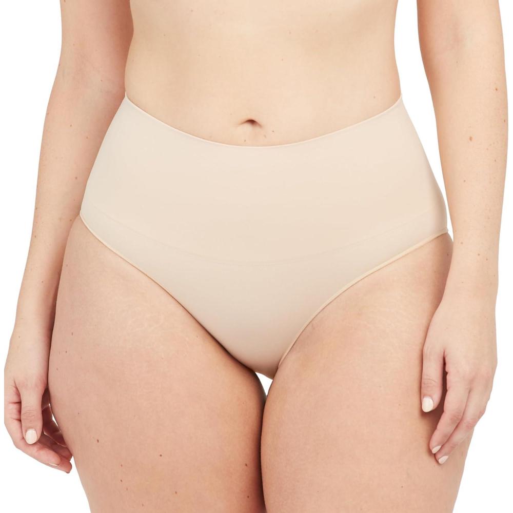 imageSPANX SPANXshape Everyday Shaping Brief  Core Control Shapewear Underwear  Invisible Under Clothes  Seamless DesignSoft Nude