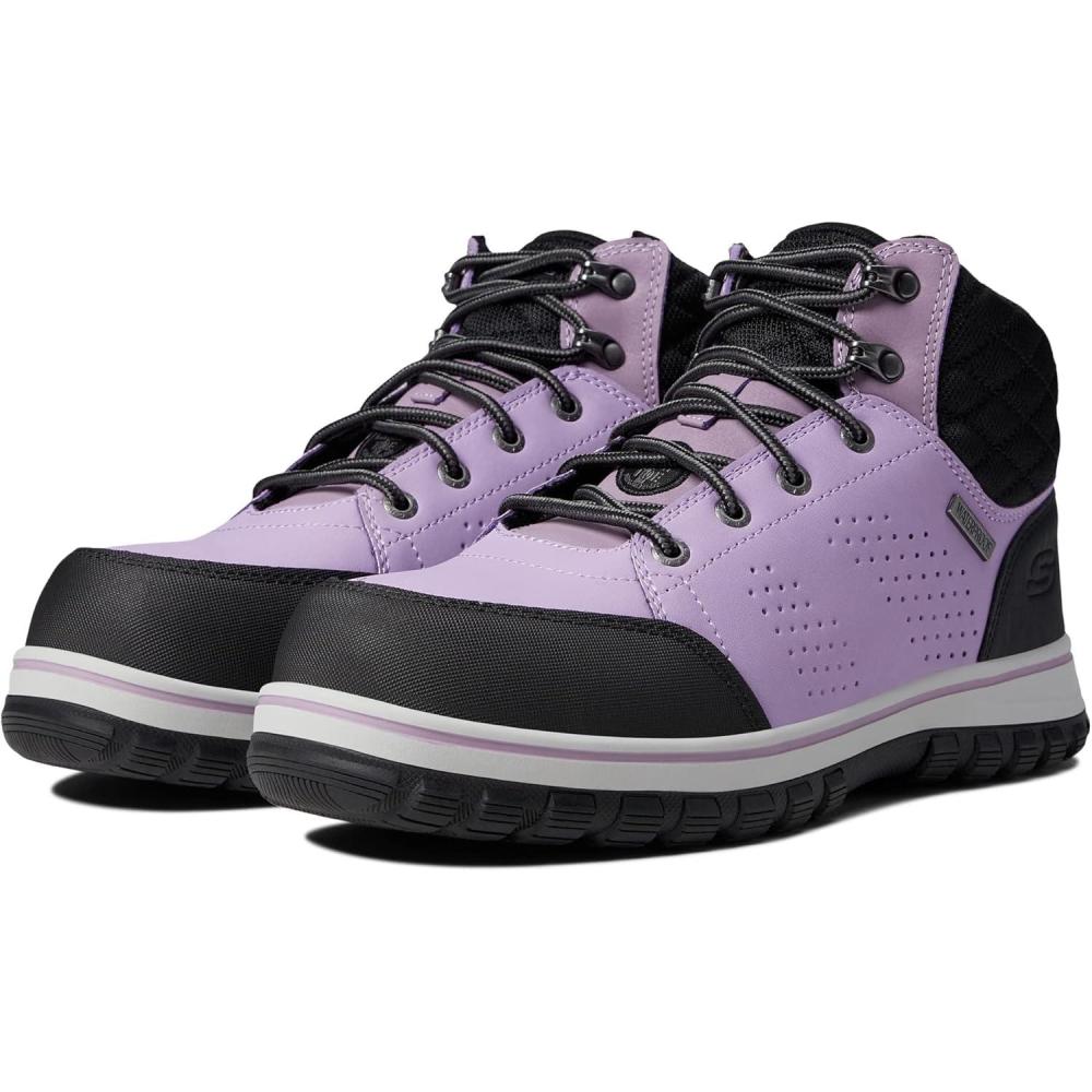 imageSkechers womens BootsIndustrial ShoePurpleBlack