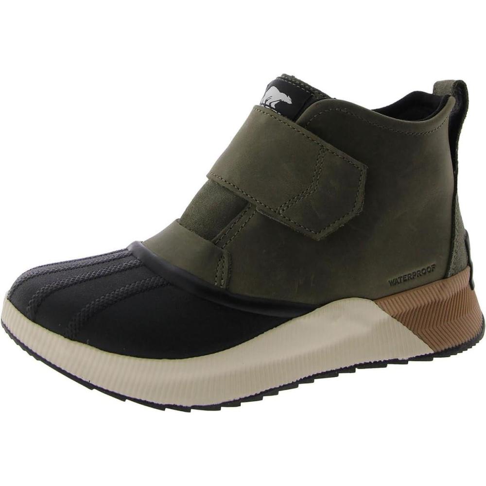 imageSorel Womens Out N About III Classic Strap Waterproof BootStone GreenBlack