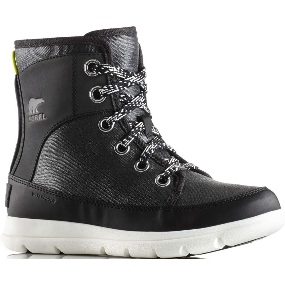 imageSorel Womens Snow Boots 4 usBlack  Sea Salt