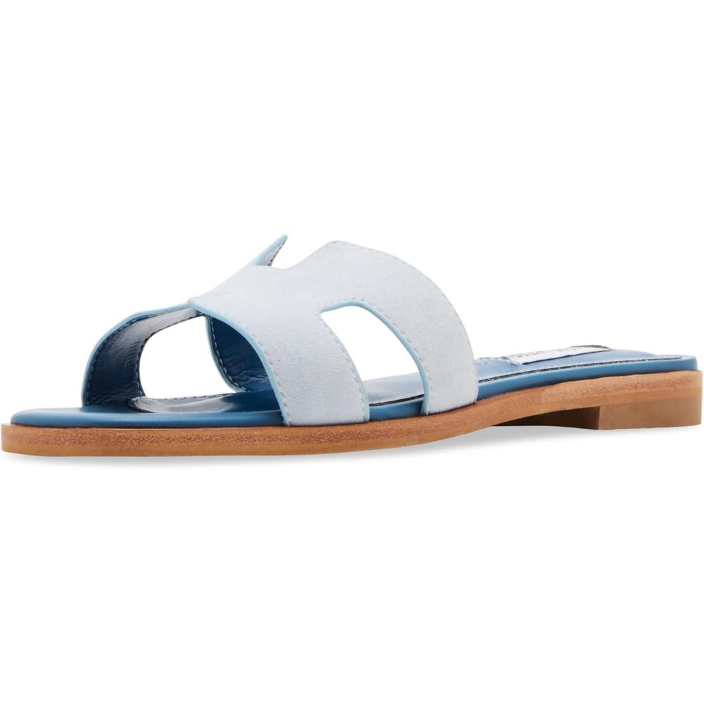 imageSteve Madden Womens Hadyn SandalBlue Suede