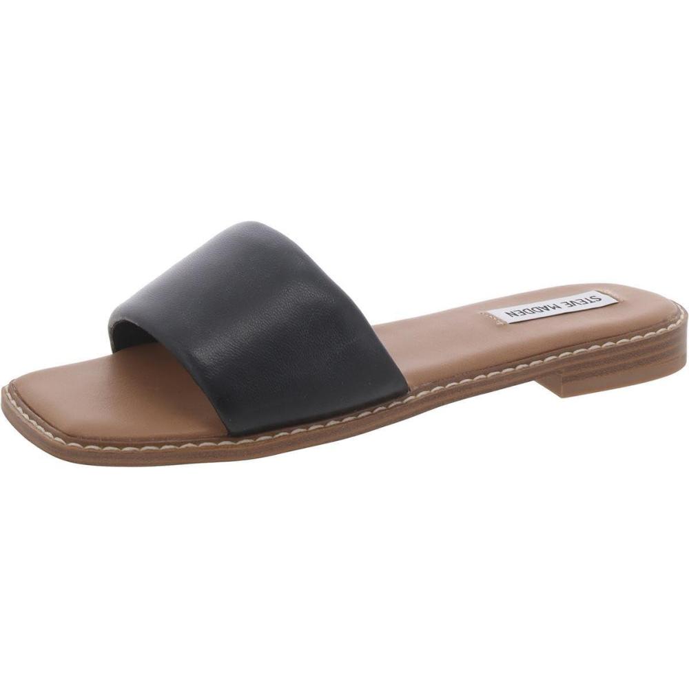 imageSteve Madden Womens Sandra SandalBlack Leather