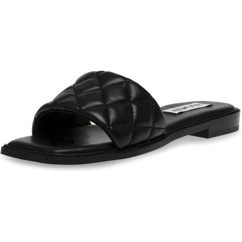 imageSteve Madden Womens Sandra SandalBlack Quilted