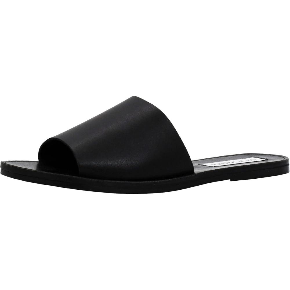 imageSteve Madden womens Gracel Flat SandalBlackBlack