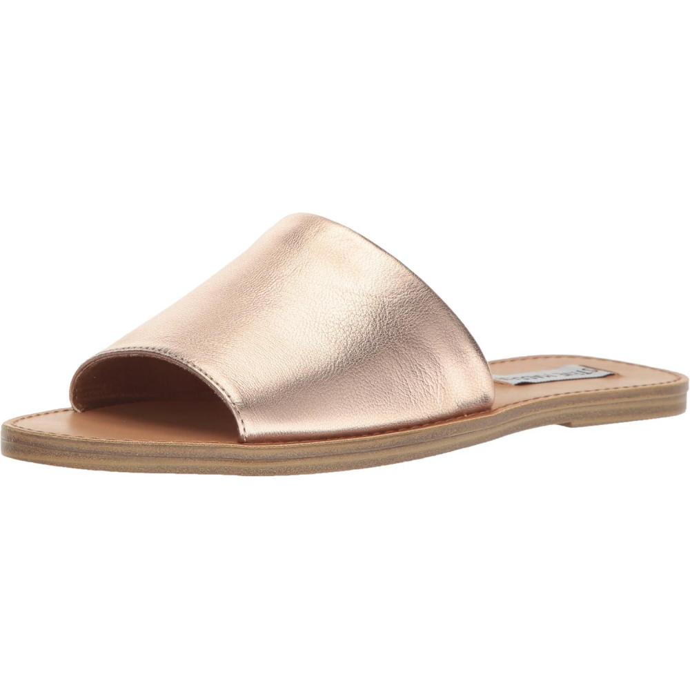 imageSteve Madden womens Gracel Flat SandalRose Gold