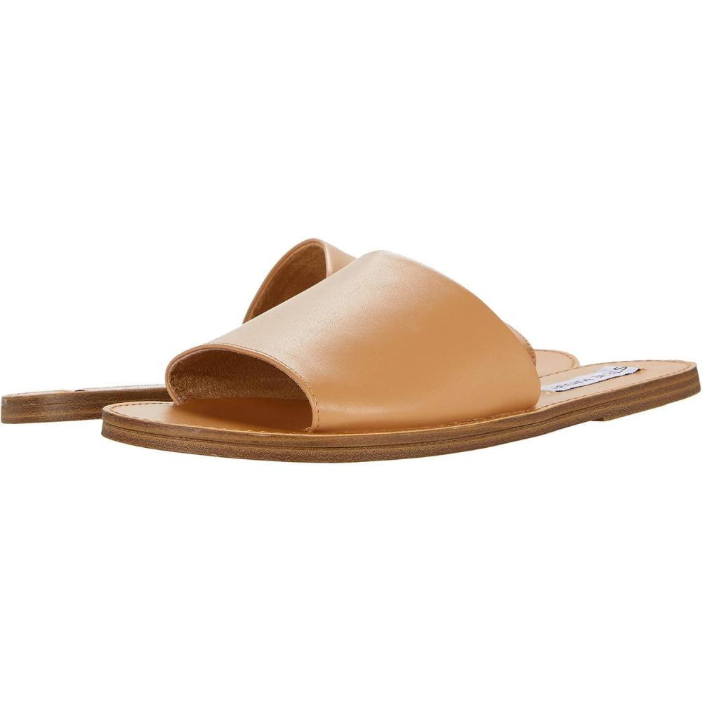 imageSteve Madden womens Gracel Flat SandalTan Leather