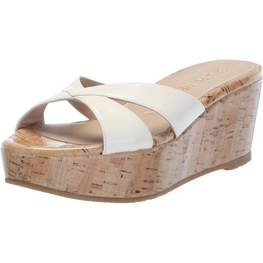 imageStuart Weitzman Womens Carmen Platform SlideSeashell