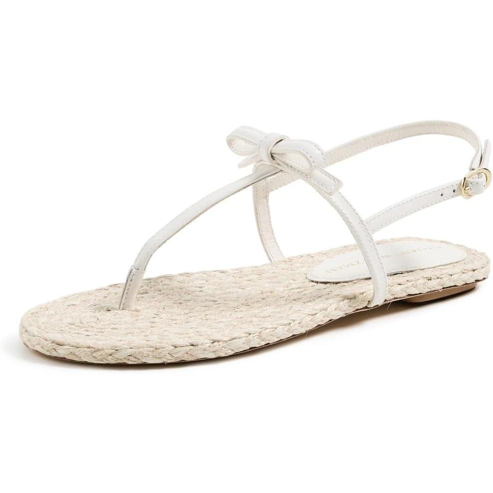 imageStuart Weitzman Womens Felicity Espadrille SandalsCreamNatural