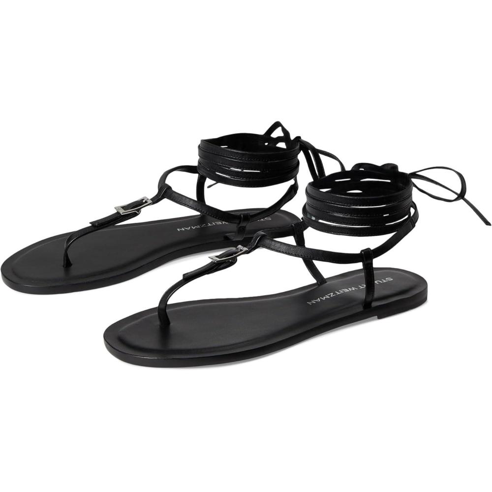 imageStuart Weitzman Womens Georgie Laceup PlatformBlack