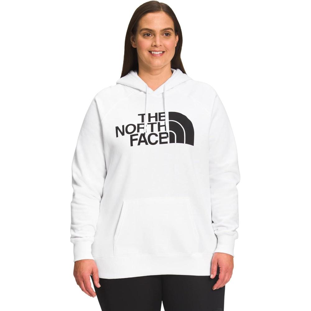 imageTHE NORTH FACE Womens Half Dome Pullover Hoodie Sweatshirt Standard and Plus SizeTnf WhiteTnf Black