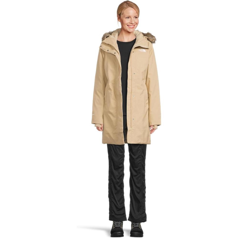 imageThe North Face womens Arctic Parka Standard ampamp Plus SizeKhaki Stone