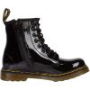 Dr. Martens Kid’s Collection Unisex 1460 Junior Delaney Boot (Little Kid/Big Kid)(Black Patent)