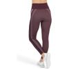 Look at Me Now Seamless Track Stripe Leggings(Jammy Plum)