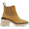 Sorel Women’s Hi-Line Heel Chelsea Boots(Geo Yellow  Jet)