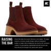 Sorel Women’s Hi-Line Heel Chelsea Boots(Spice  Tawny Buff)